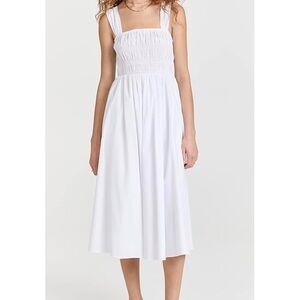 Staud Ida Dress in white